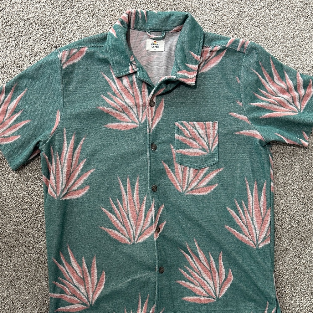Marine Layer Terry Out Resort Shirt